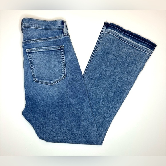Loft Women’s The Kick Crop Classic Blue Denim Jeans Size- 27/4 - Picture 6 of 8